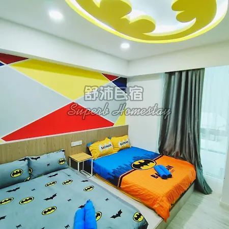 Superb Justice League Theme 舒沛正义联盟主题 Sutera Avenue 2 Bedroom